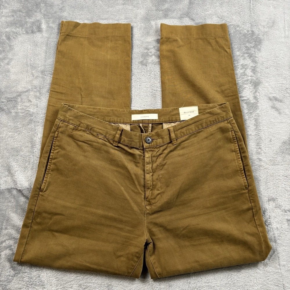 Billy Reid Men’s Corduroy Pants in Olive